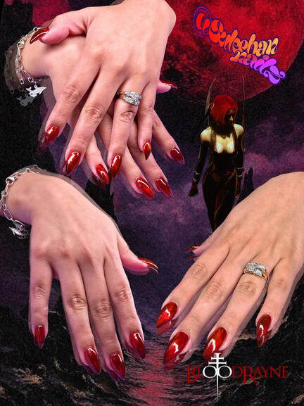 Acrylic - Bloodrayne Inspired Art